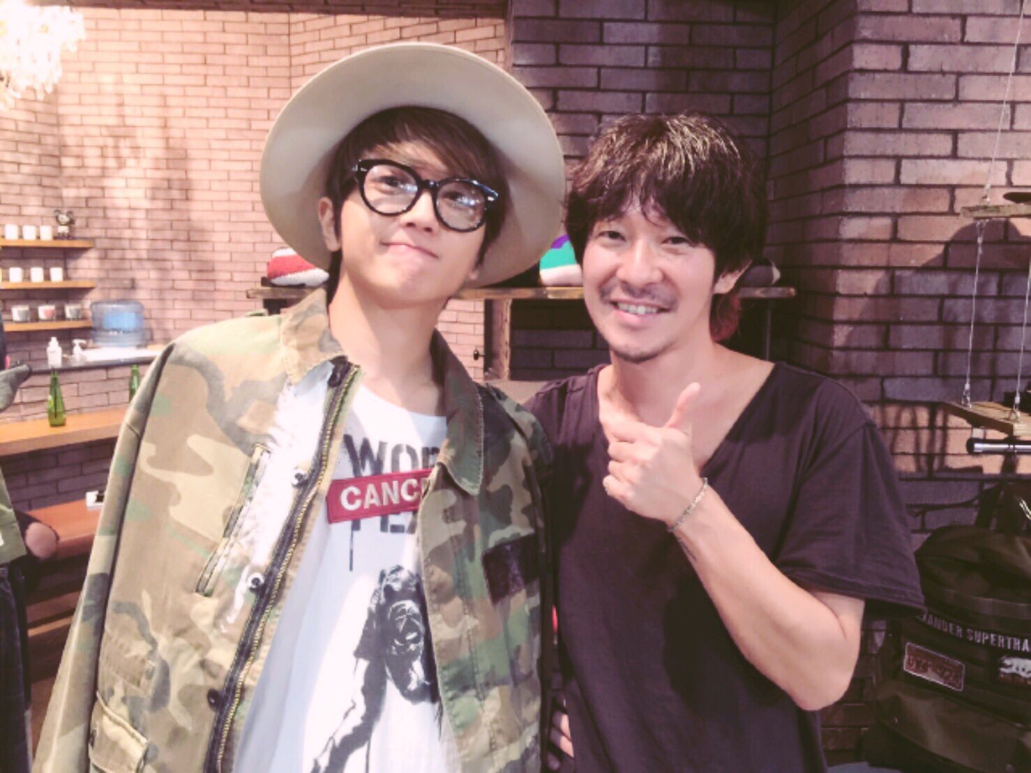 sumire♪ on Twitter &quot;glambの展示会 Nissyファッション 西島隆弘 glamb outer hat 