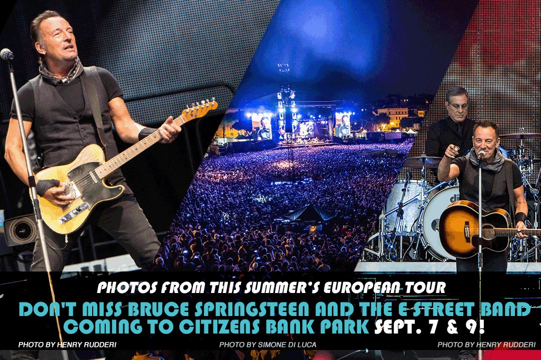 Philadelphia Phillies on Twitter "Bruce Springsteen & the E Street