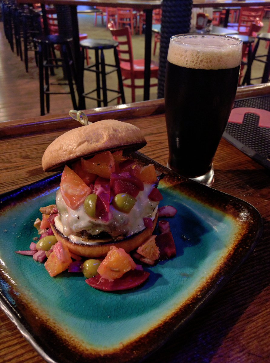 Looking for a BTOM? Look no further.
Moroccan Lamb Burger with Beet &amp; Orange Salsa
#BTOM #FortWayne #Duesy's #Burger