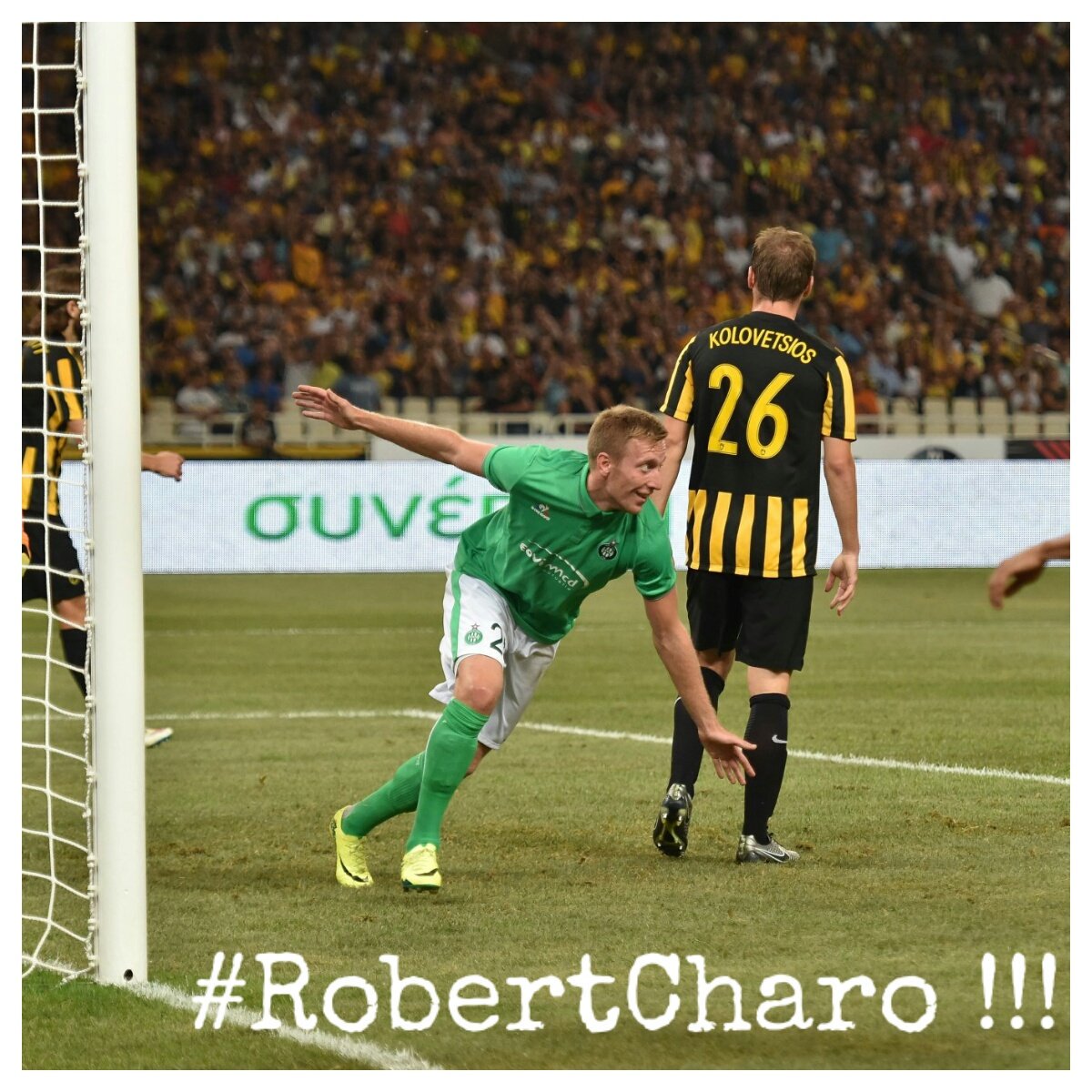 hugo_d42's tweet photo. #AEKASSE #LigueEuropa #Berić
Après Matuidi charo, je vous présente Robert charo 😊😊💚⚪💚😊😊 https://t.co/WeNP7elKa2