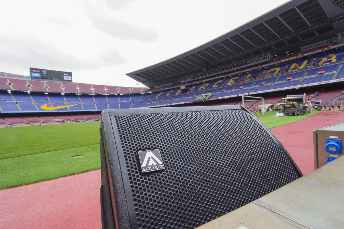 amateaudio's tweet photo. The best supporters deserve the best sound @fcbarcelona #fcb8 #amateaudio https://t.co/bSxOa7HYWh