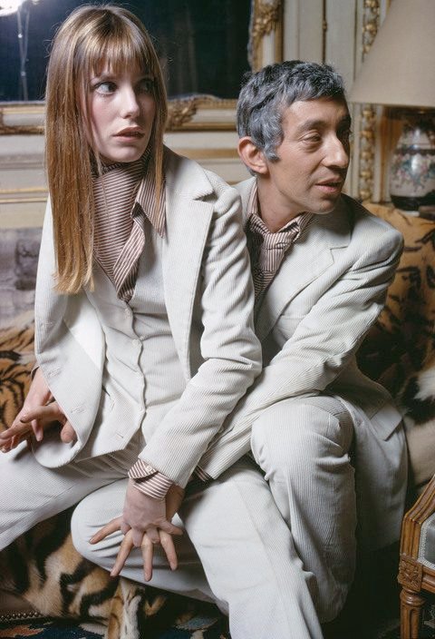 irmadesmond's tweet photo. Jane Birkin &amp; Serge Gainsbourg photographed at their apartment by Nicolas Tikhomiroff | 1969 https://t.co/fh4JlsHmIs