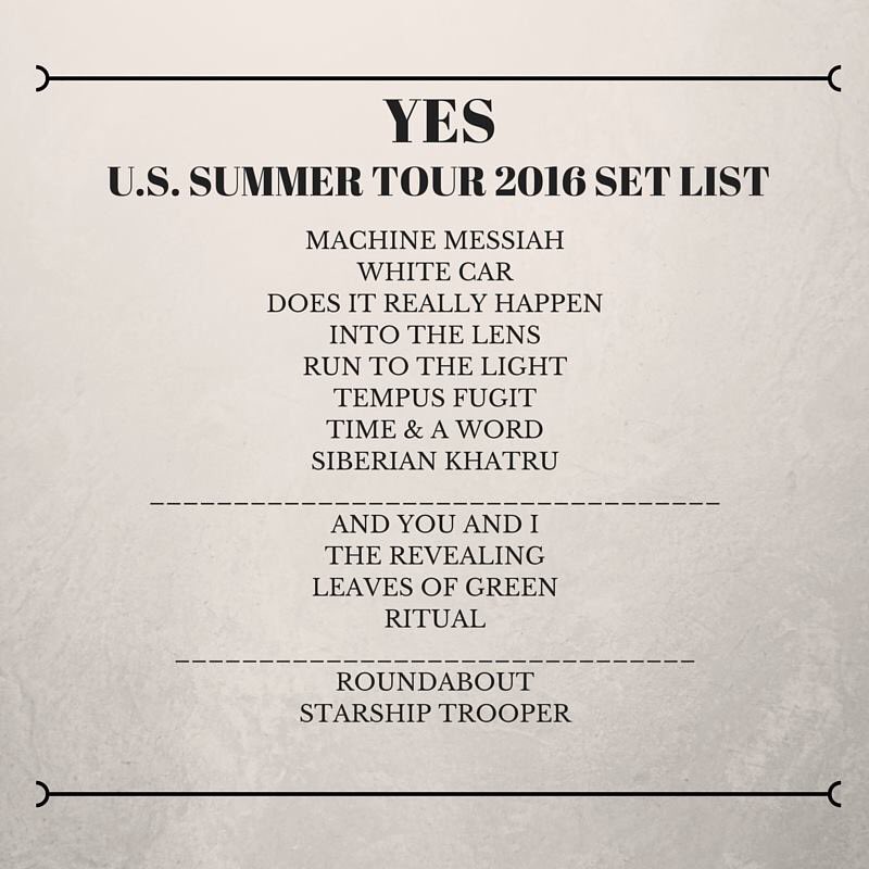 papnfresh's tweet photo. Who else is excited about the YES show tonight at the @OakdaleTheatre? Check out the playlist #albumseries https://t.co/8lsEuvNGZc