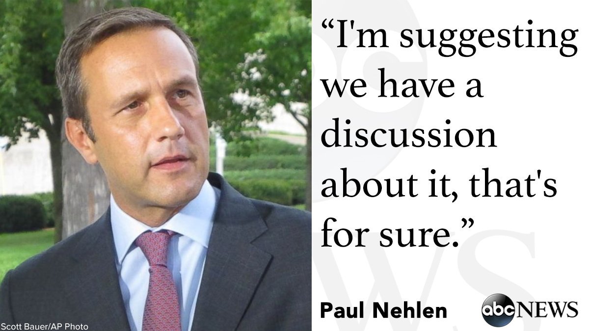 ABC's tweet photo. Paul Nehlen, Paul Ryan's primary opponent, asks, 'Why do we have Muslims in the country?' https://t.co/a4DtoGcH3w https://t.co/6EaGXUqr0n