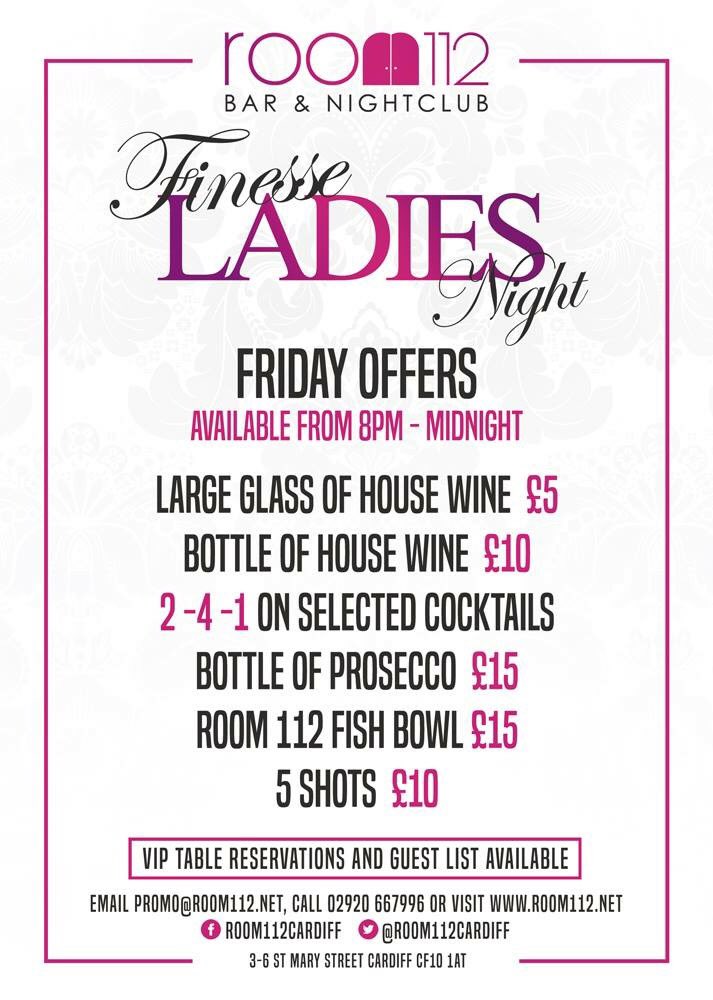 Tonight LADIES NIGHT !! 
Dress to impress and get your dancing shoes on. #Cardiff #cardiffnightclub #ladies