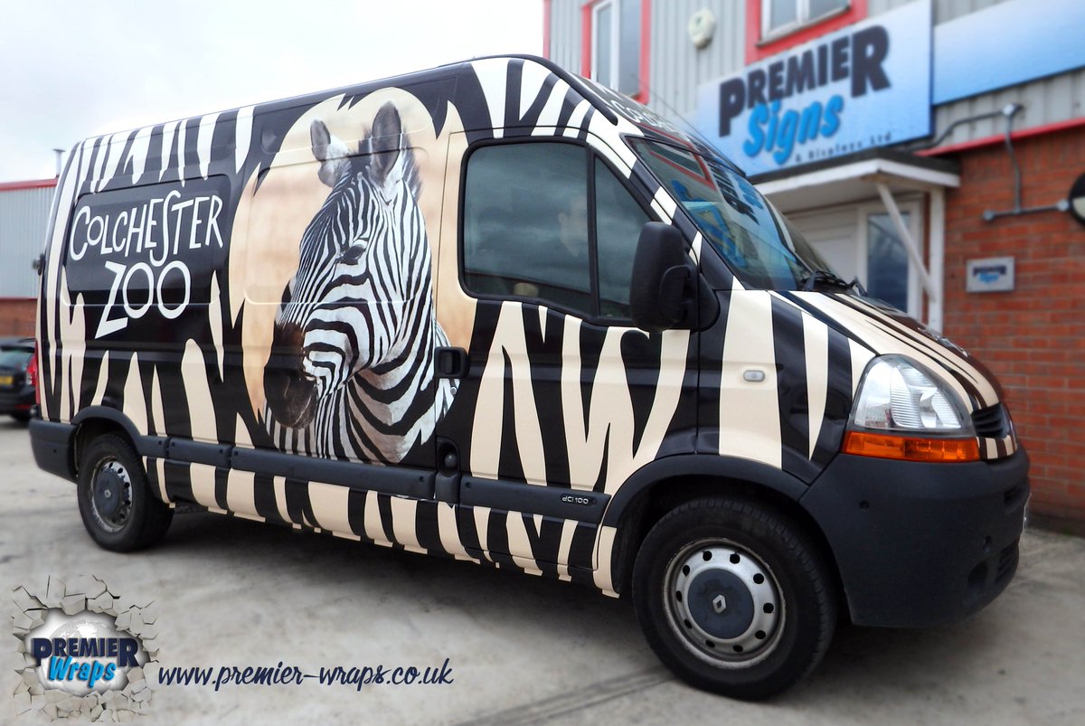 PremierSignsLtd's tweet photo. Our latest printed vinyl wrap for @ColchesterZoo van
#printedwrap #3MAVW #IJ170 #vanwrap #premiersigns #premierwraps https://t.co/D5UfGUx4dq
