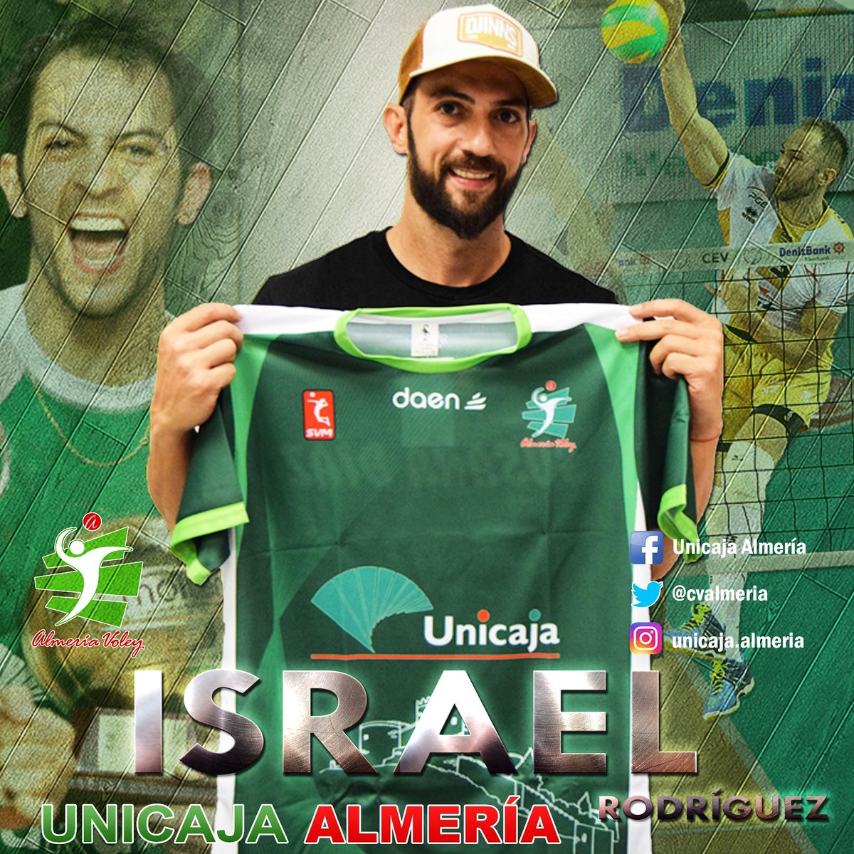 Vuelve Israel Rodríguez <a href="/Israelvoley/">israel rodriguez</a>! El receptor internacional vuelve a casa.

#VamosVerdes