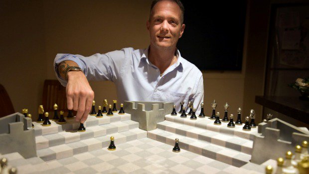 Kiwi inventor designs new game of 3D chess Board Game of Thrones - bit.ly/2aGHw3X