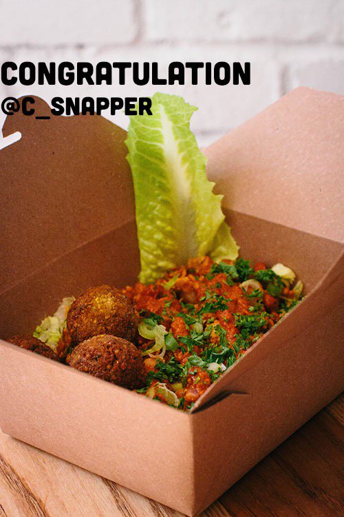 Congrats <a href="/c_snapper/">Collin Ng</a> you won a free meal 👏👏 #winning #FreebieFriday #toronto #foodie