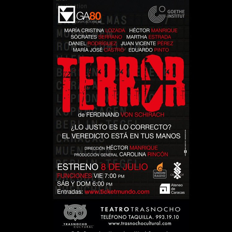 jvperz's tweet photo. Nosotros ya estamos listos para iniciar el 5to fin de semana de #TerrorLaObra. ¿Ya tienes tus entradas? #Hoy 7pm https://t.co/Ys2EL5PSBT