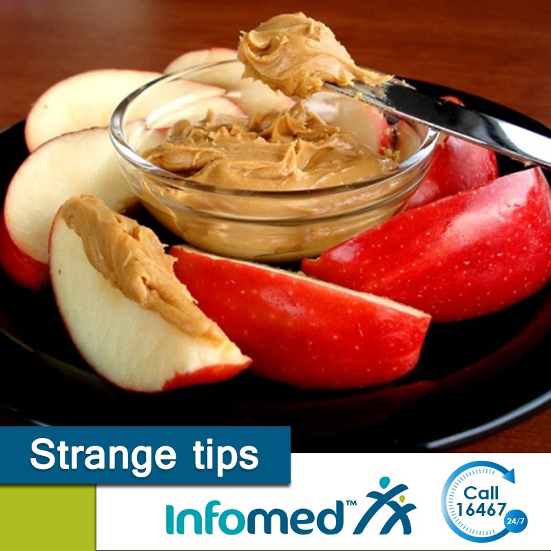 Infomed_Me's tweet photo. #Eat small portions of protein meals such as #peanutbutter with #apples it will help you get full faster&amp; longer https://t.co/rcP1GOikEX
