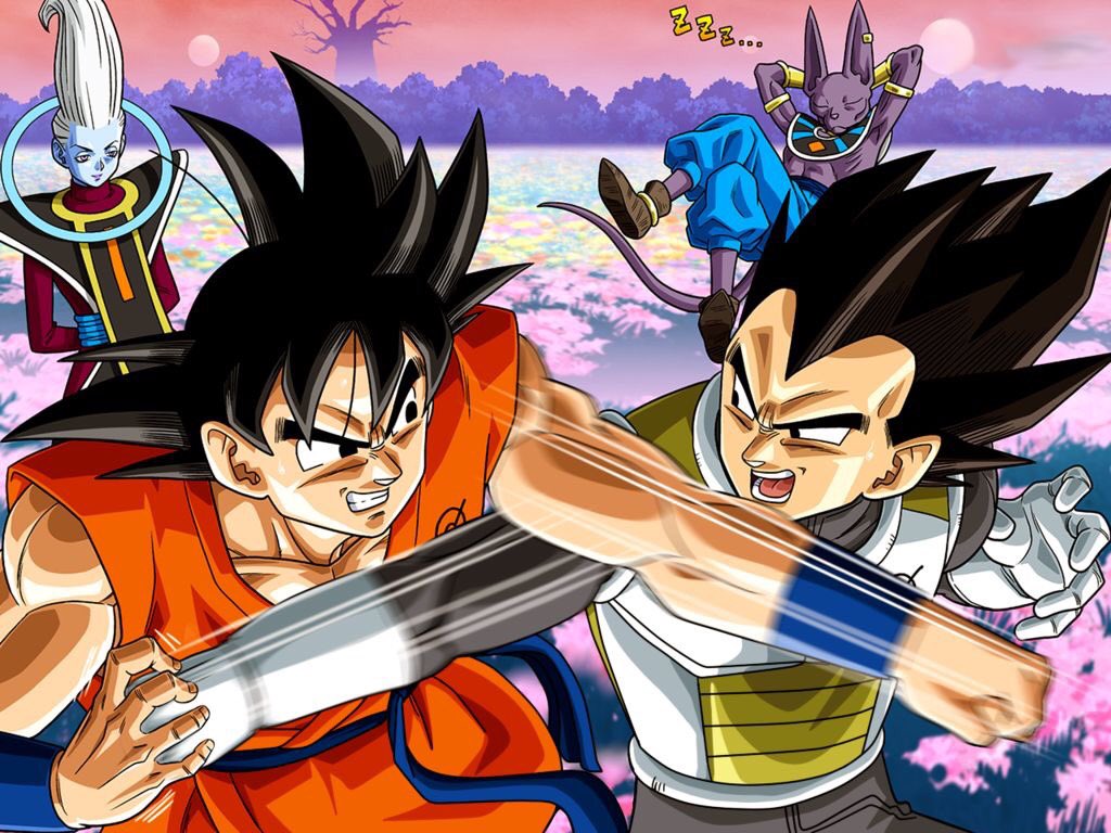 Goku Vs Vegeta Wallpaper for 1024x768