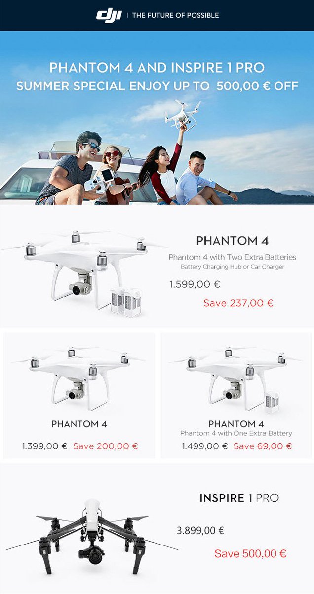 BizModel_Italy's tweet image. Nuove promozioni estive DJI su Phantom 4 e Inspire 1 PRO
bizmodel.it/Prodotti/droni…