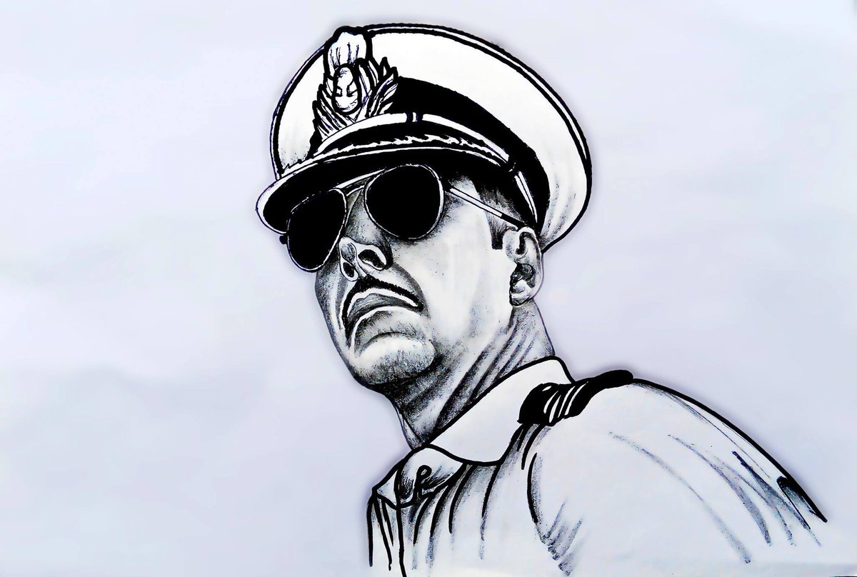 lycagoldradio's tweet photo. You've got to love this #artwork #Rustom #7DaysToRustom #AkshayKumar portrays an #army officer for the 1st time . https://t.co/PbOYRYLd75