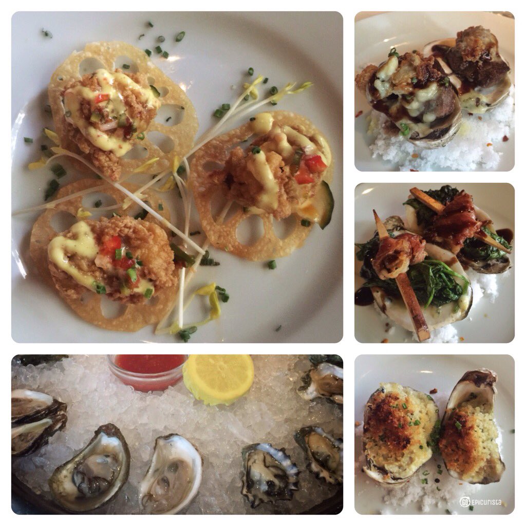 GoEpicurista's tweet image. It's #NationalOysterDay check out @EddieVs #EddiesHours #HappyHour selection! So good!