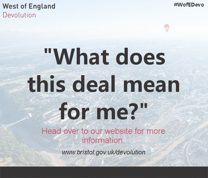 BristolCouncil's tweet photo. Unsure what devolution means for Bristol? Read our #WofEDevo Spotlight article https://t.co/4aAjUKm7TF https://t.co/0EySlOYs7X