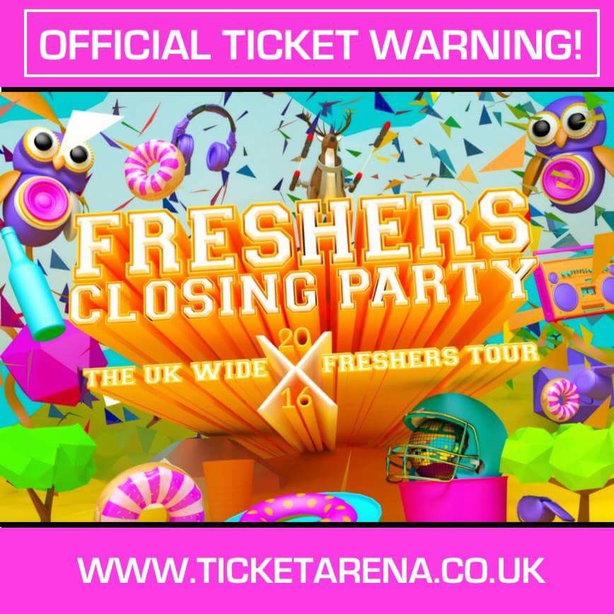 Official ticket warning - Phase 1 about to sell out.
#university #uni #freshers #sheffield #hallam