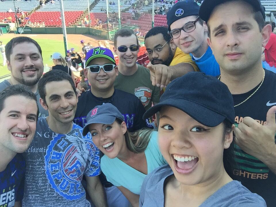 Adam_Pollack's tweet photo. Hanging out with heros and best friends #FreedomFighter Baseball game!! #HOAL16 Thanks @peak_perform @JarryWu_R11 https://t.co/NYKERt8TzA