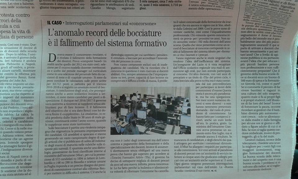 DanySinger_'s tweet photo. Il Manifesto-"Invece di assumerli senza obbligarli ad un'altra prova già superata per accedere ai TFA"@DomePrellino https://t.co/OV1pdmQPmu