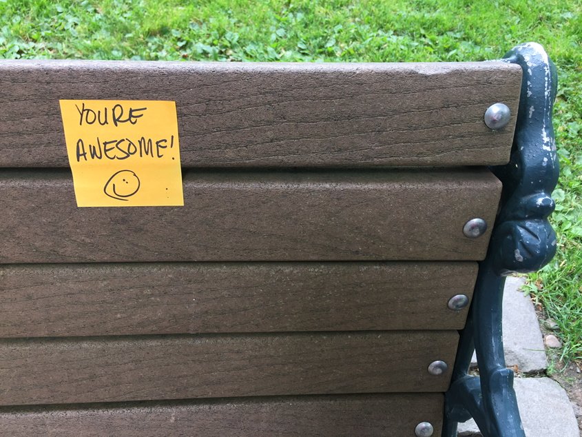 Not sure who this was intended for, but nice way to start a Friday! <a href="/SmallActsNB/">Small Acts</a> <a href="/PIFSJ/">Pay It Forward SJ</a>