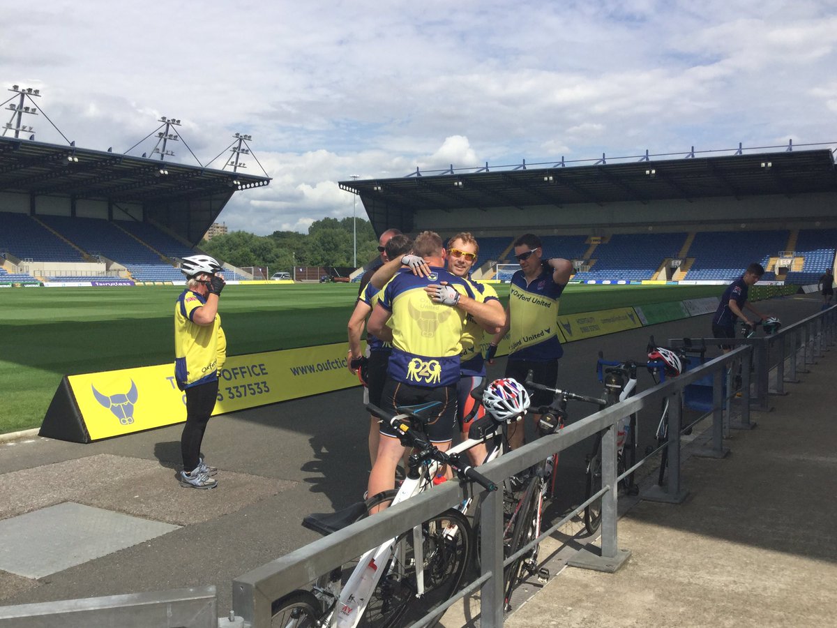 OUFCOfficial's tweet photo. The R2R team are home! Don't forget to donate:

RRCT22 £amount to 70070 https://t.co/MY8N57FaPo