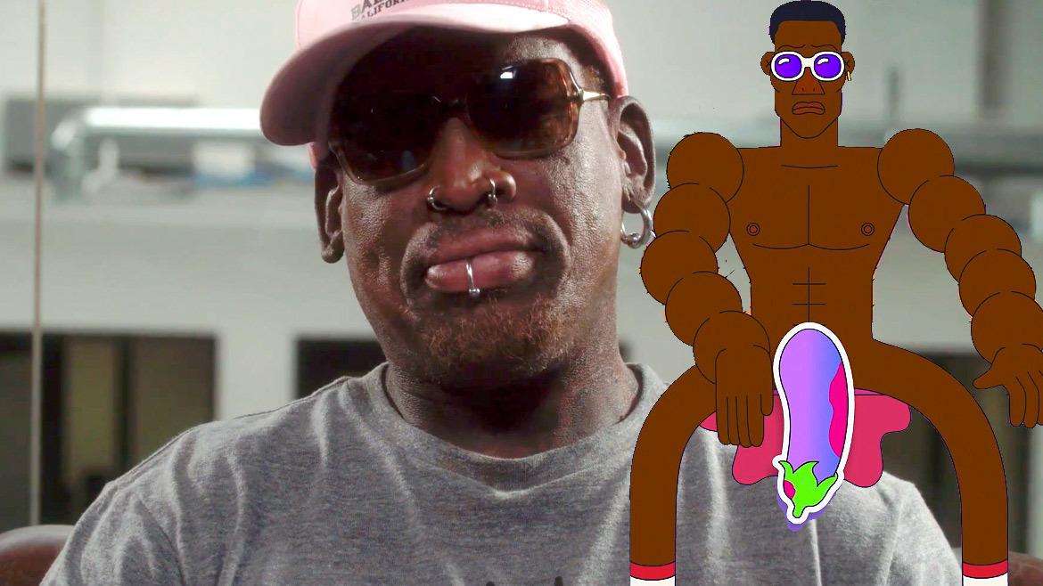 Here's how Dennis Rodman broke his penis three different times. 