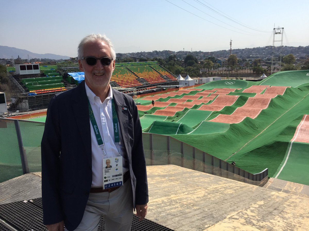 Very pleased to see such a beautiful @UCI_BMX_SX track. <a href="/Rio2016/">Rio 2016</a> competition will be on 17-19 August, don't miss it!