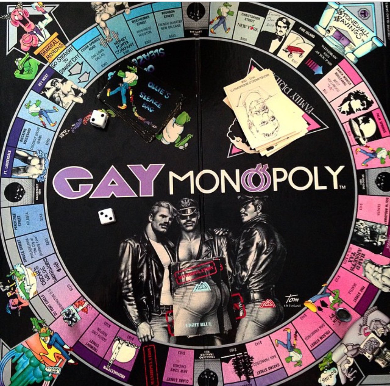 Gay Monopoly Board