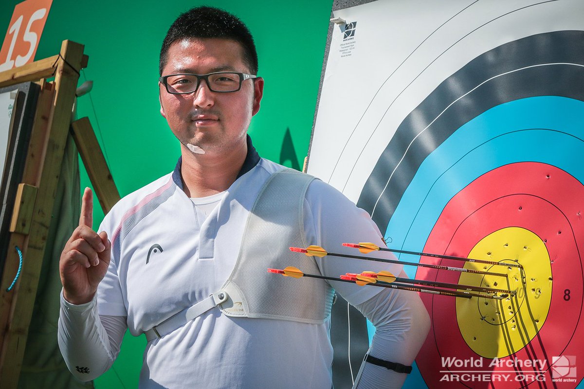 Kim Woojin! The first recurve 700 in history. 700/720 and a new #worldrecord. #archery
