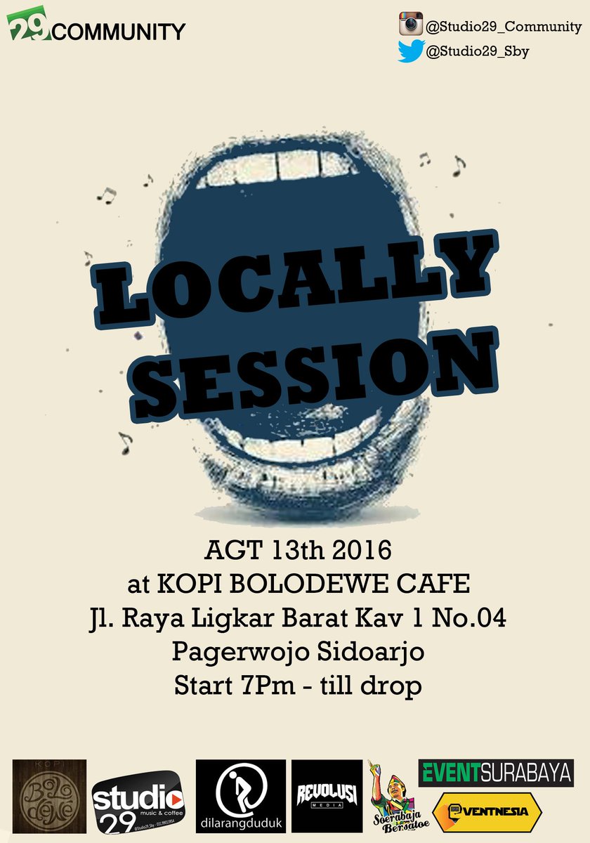 #ComingSoon #ComingSoon @KopiBOLODEWE AGT 13th 2016 ▪ Free Entry