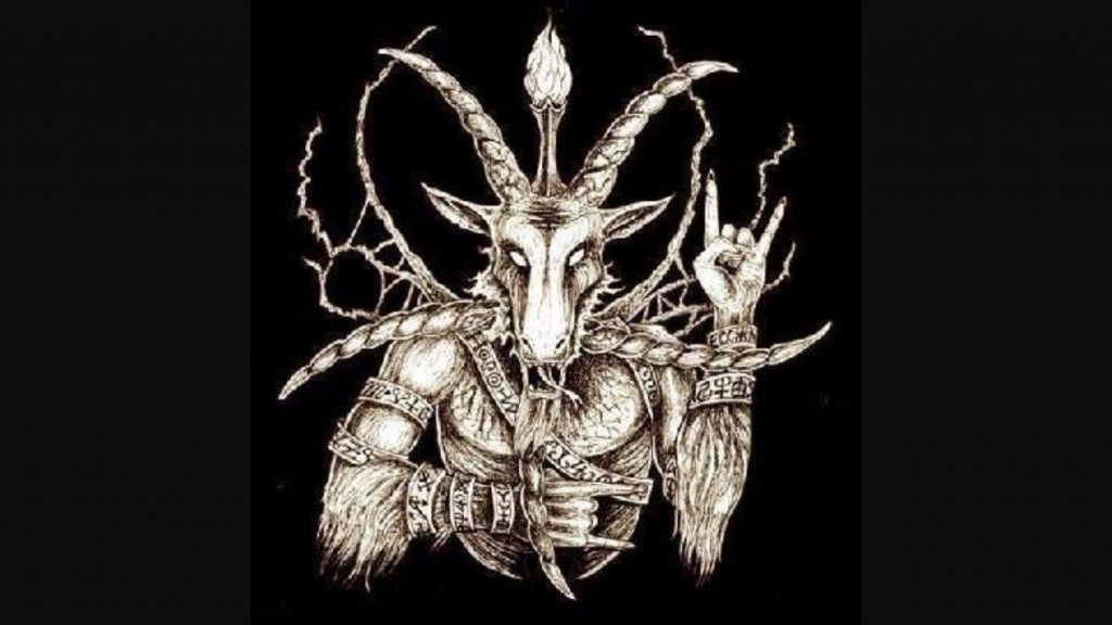 Руки шайтана. Коза Бафомет. Знак коза сатанизм. Сатанинский символ коза.