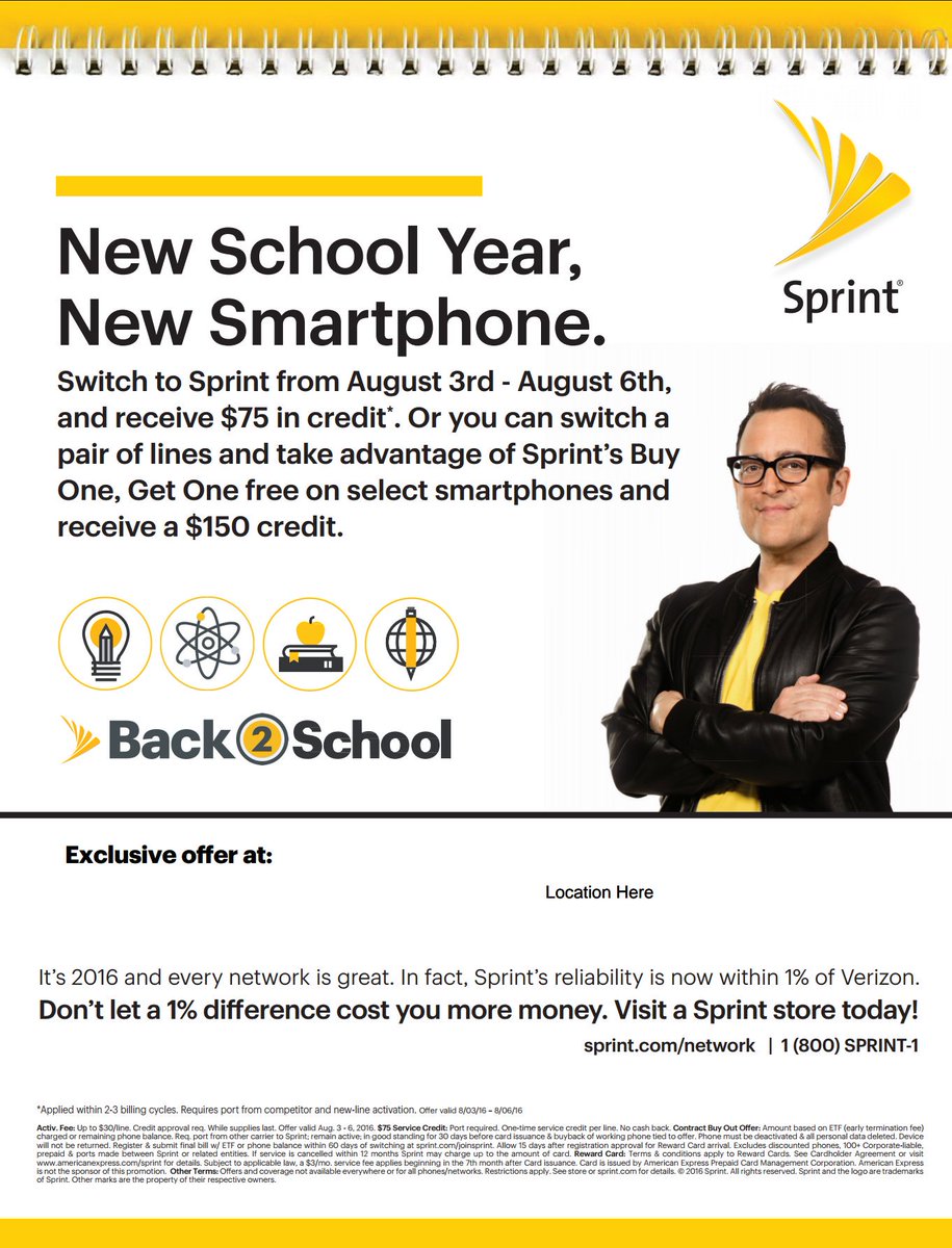 SprintBethPage's tweet photo. Dont miss out.Great savings all around call us at 5166442300 and ask about saturday special #SprintSaysThanks https://t.co/NcOSSOv0rW