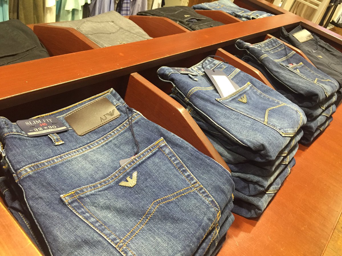 We have over 40 different styles of #jeans in store on #menswear for #AW16 so far with more being delivered daily!