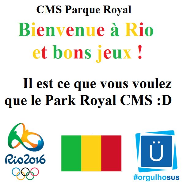 CMSParqueRoyal's tweet photo. #MLI  Bienvenue à Rio de Janeiro #BRA!
Park Royal CMS veulent de bons jeux!
@danielsoranz @smsdc_cap31 https://t.co/aHs770p6fS