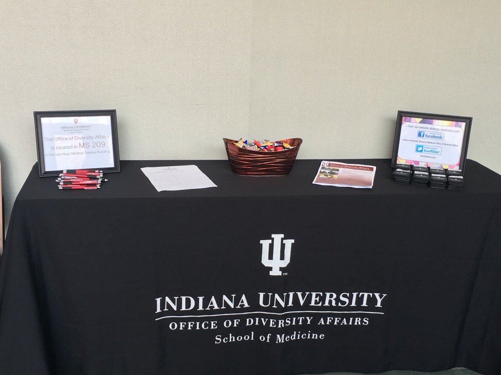 #iusmclassof2020 Come visit our table at the exhibit fair! <a href="/iumedschool/">IU School of Medicine</a>