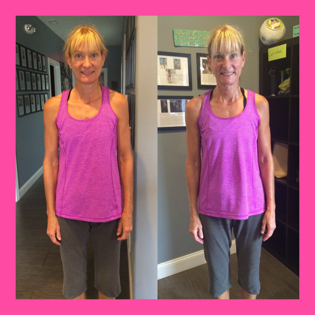 MyLeanBody_BC's tweet image. Sweaty Friday is here! Today we are giving a shout out to Stacy🤗Thanks for working hard and sweating with us #MLBBC