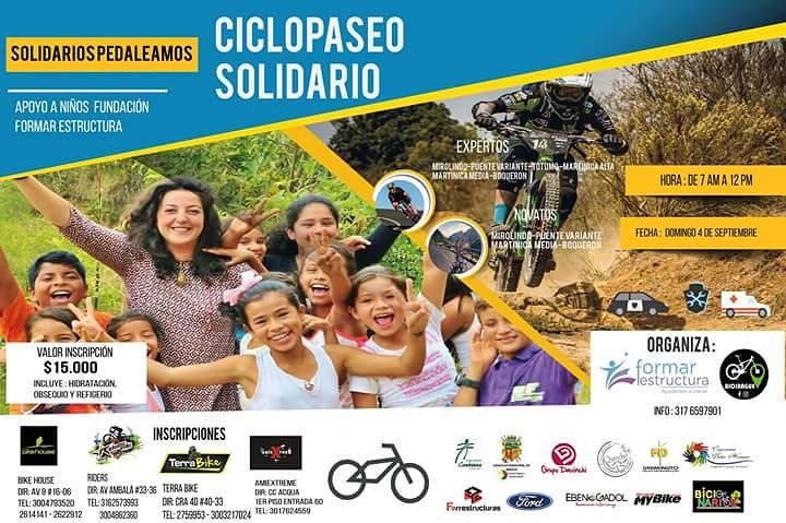 FormarFundacion's tweet photo. @LuisErnestoGL gracias por creer en nuestro proyecto. Desde Ibagué te esperamos. 4 de Septiembre. $15.000 recorrido https://t.co/VYeY3qjniu