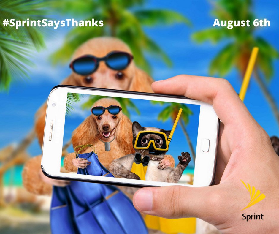 Ready to go? We are! #SprintSaysThanks Saturday 8/6
Hurry! Make your appointment today <a href="/SprintEdgewood/">Sprint Edgewood</a>