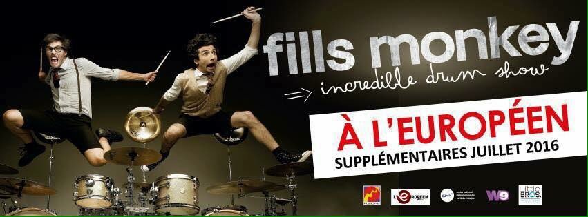 spectacleaparis's tweet photo. Fills Monkey Incredible drum show
L'Européen, Paris #spectacles #paris #humour #music https://t.co/Ehc0AyBOHa
