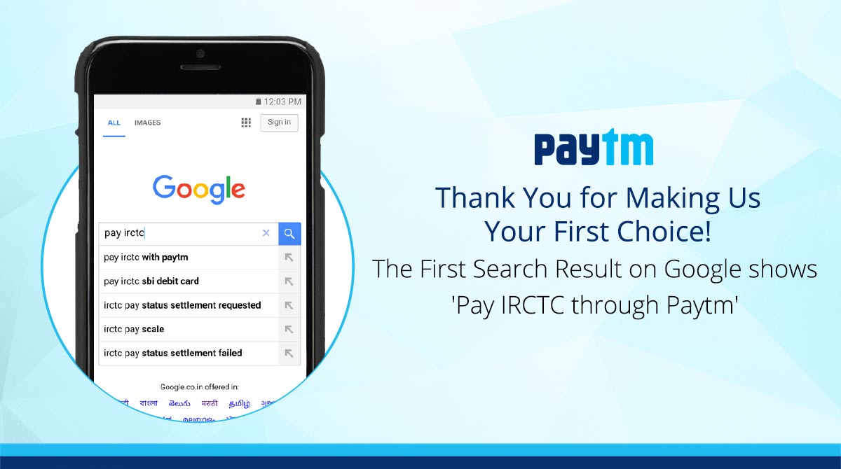 Paytm tweet media