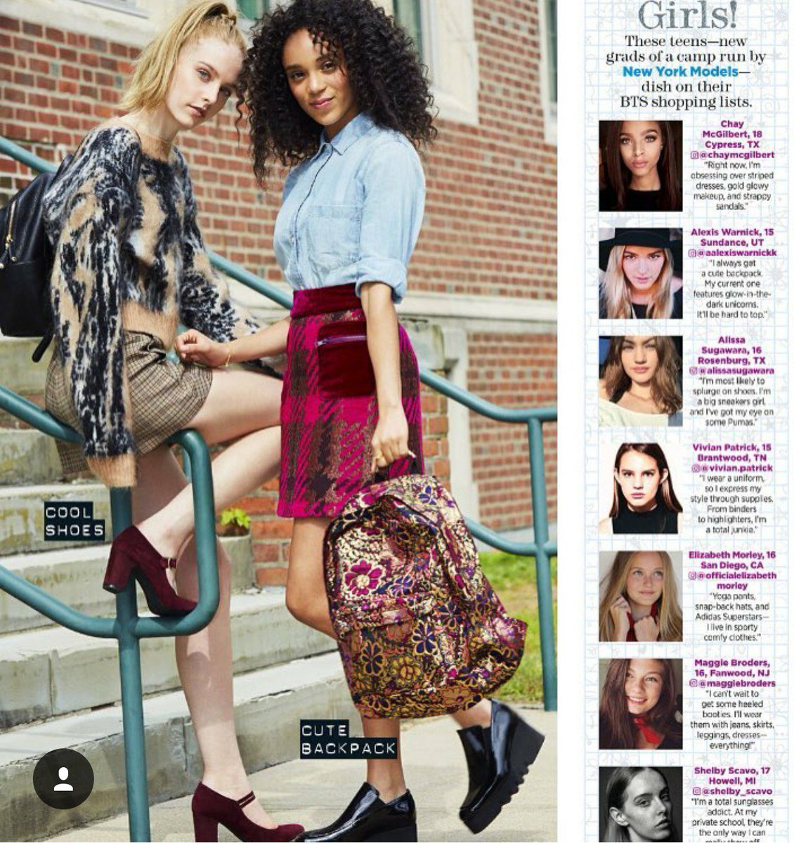 NewYorkModels's tweet image. #ModelCampSpring16 crew featured in #TheSeptemberIssue of @seventeen! Photos #MarleyKate #TeamNYMM #NYModelCamp