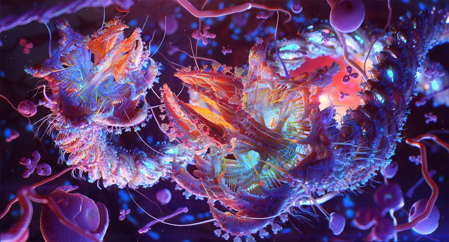 Art the Science 🚀🎨 on X: "Check out this amazing #3D #digital #sciart by  @kashpersky_com here: https://t.co/WpMwuMTjOr #molecular #biology  https://t.co/v4po85Zdal" / X