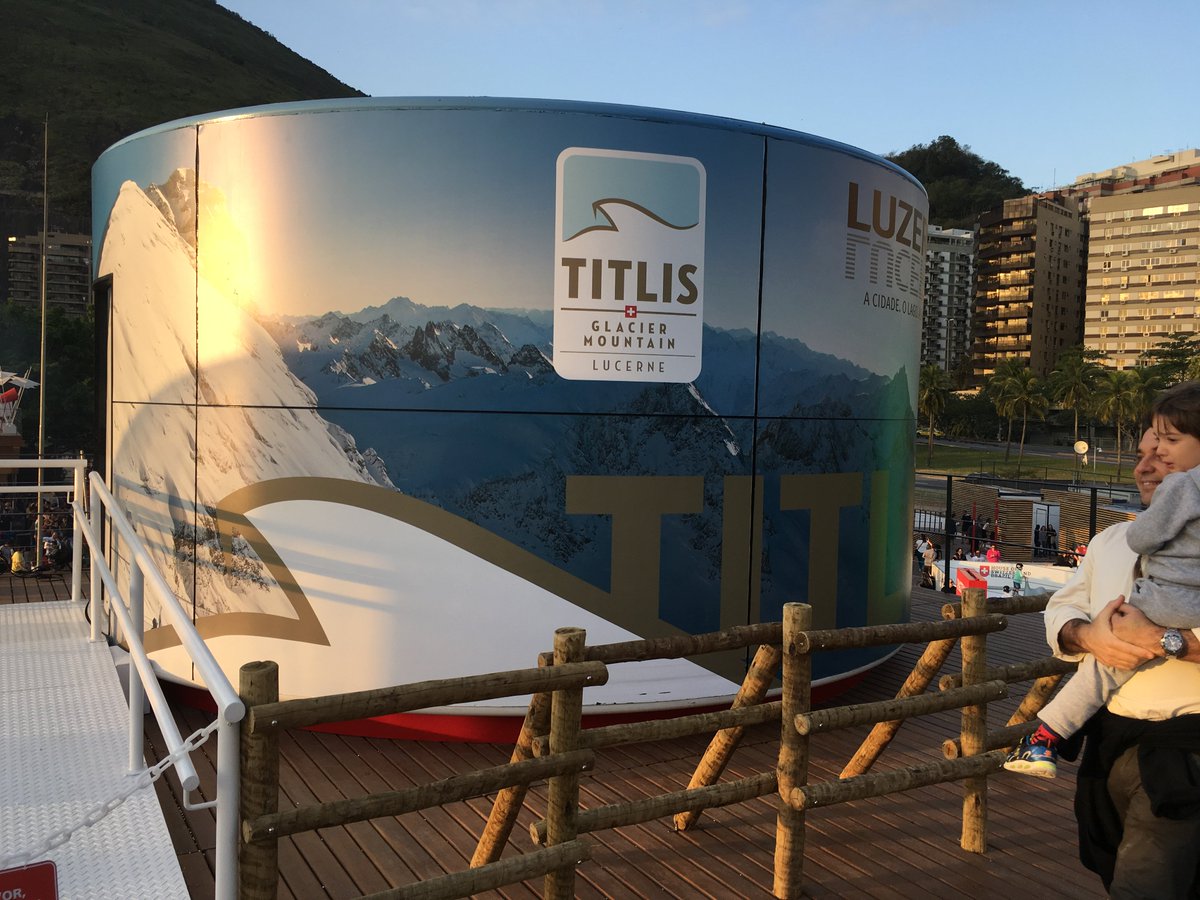 EngelbergTitlis's tweet photo. Wir sind bereit! :) Die #TITLISRotair dreht auf einem anderen Kontinent! @HofSwitzerland in #Rio2016 #Switzerland https://t.co/ZYaWKkRajV