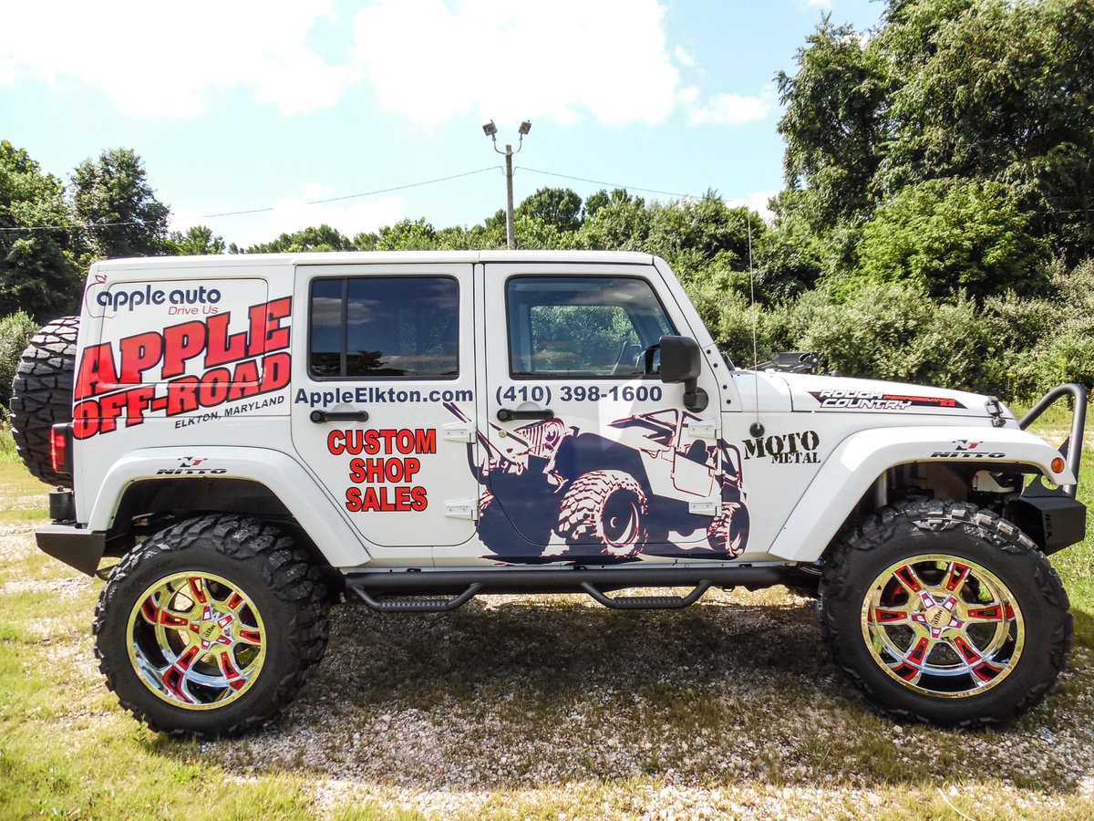 AppleAutoElkton's tweet photo. Check out the Apple Auto Jeep!! #elktonmd #Maryland #Delaware #usedcars #jeepwrangler https://t.co/9zny7RBvgL