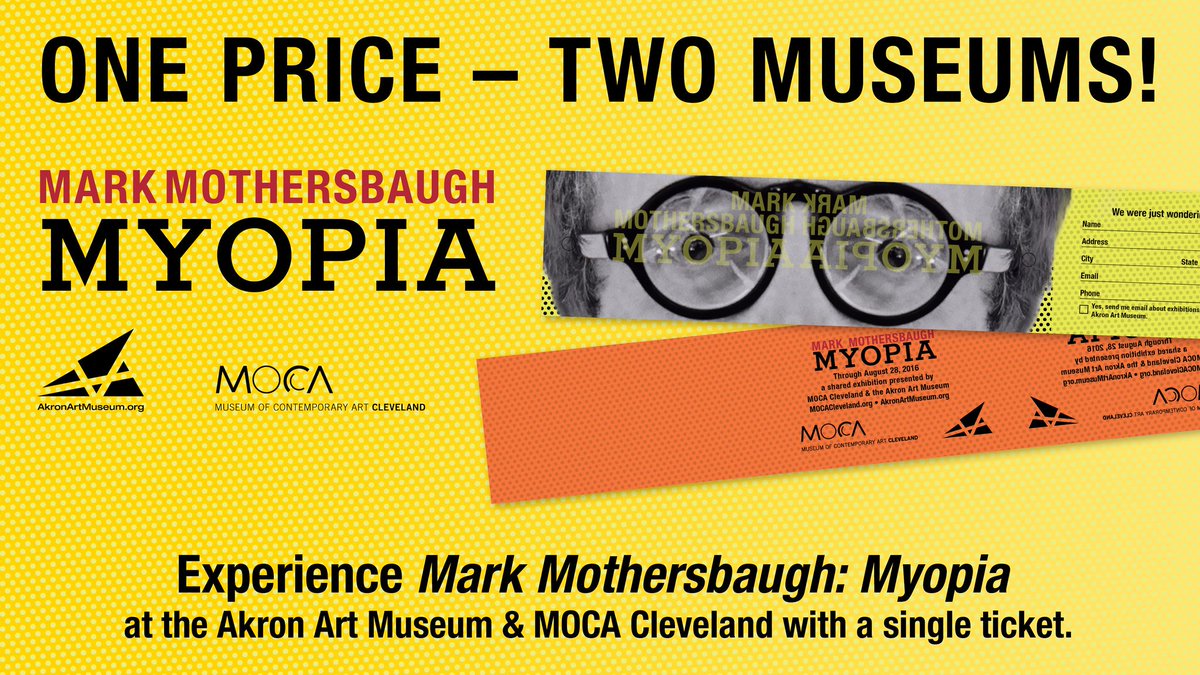 AkronArtMuseum's tweet photo. 1 ticket, 2 museums! Plus enter 2 win @USAudioTechnica ATH-M50x #headphones https://t.co/eqFgvBgvmB #OHMyopia #Akron https://t.co/LIVQUMW4kJ