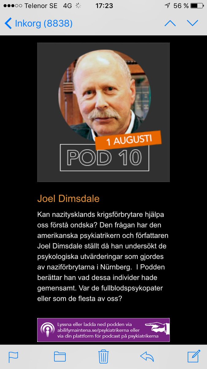 Kan vi förstå ondska genom att förstå nazitysklands krigsförbrytare ? Nytt avsnitt av Psykiatrikerna!