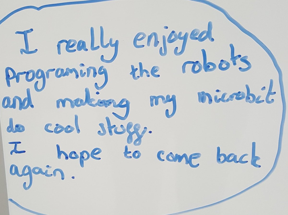 UHISTEM's tweet image. Super feedback from the @highlandcoder Coderdojo Summer Club in the UHI STEM Hub! @ThinkUHI