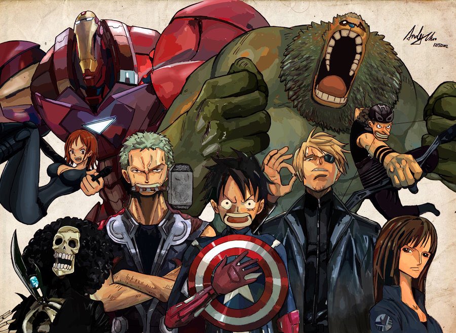 LeafsRogue's tweet photo. One Piece cross-over. 😍 https://t.co/j4MO1eMuJw