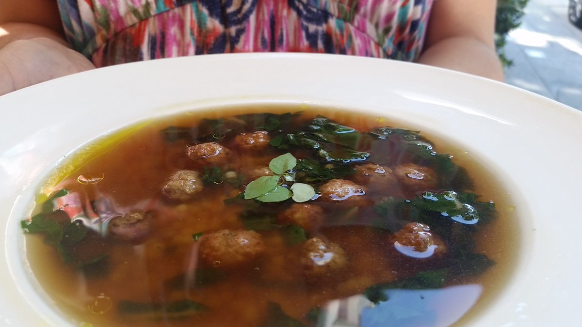 Don't want to brave the fog of #OSL2016? Join us for a bowl of Italian Wedding Soup instead! #warmthoughts #summer