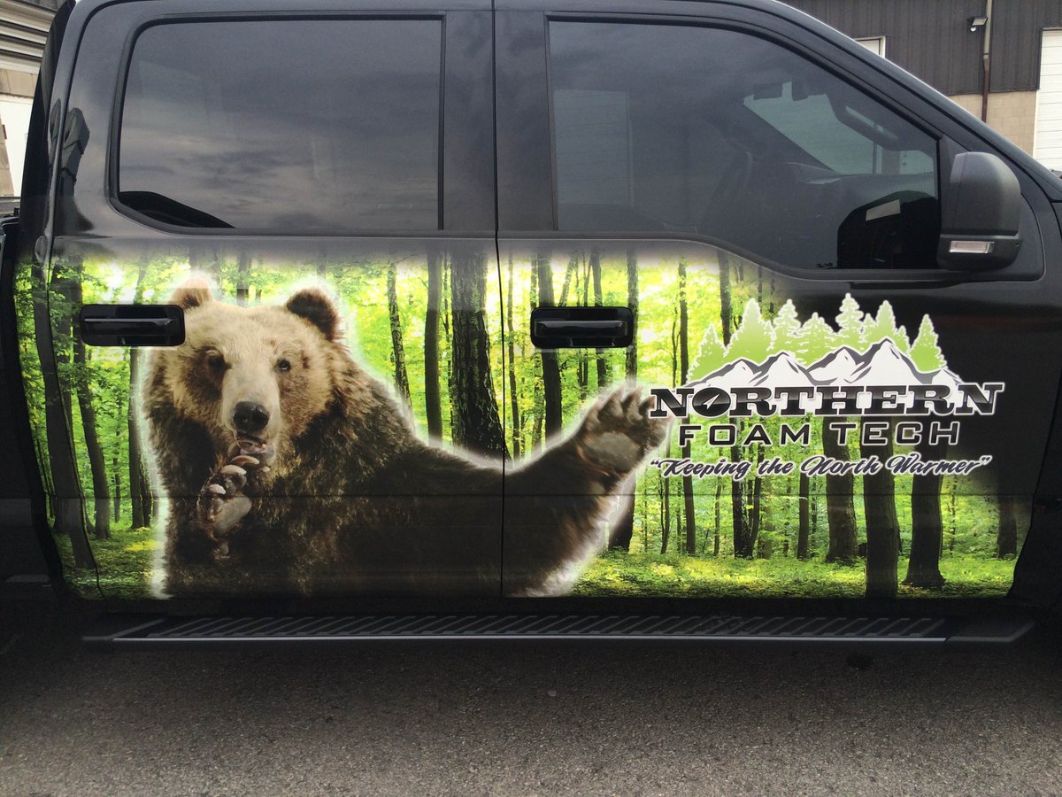 ZingSigns's tweet image. Here are some vehicle graphics we just finished for our friends over at Northern Foam Tech #HamOnt